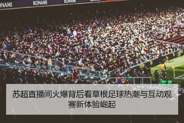 苏超直播间火爆背后看草根足球热潮与互动观赛新体验崛起